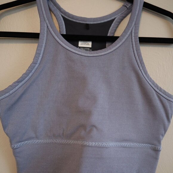 Prana Blue Longline Sports Bra Size Small - Picture 2 of 5